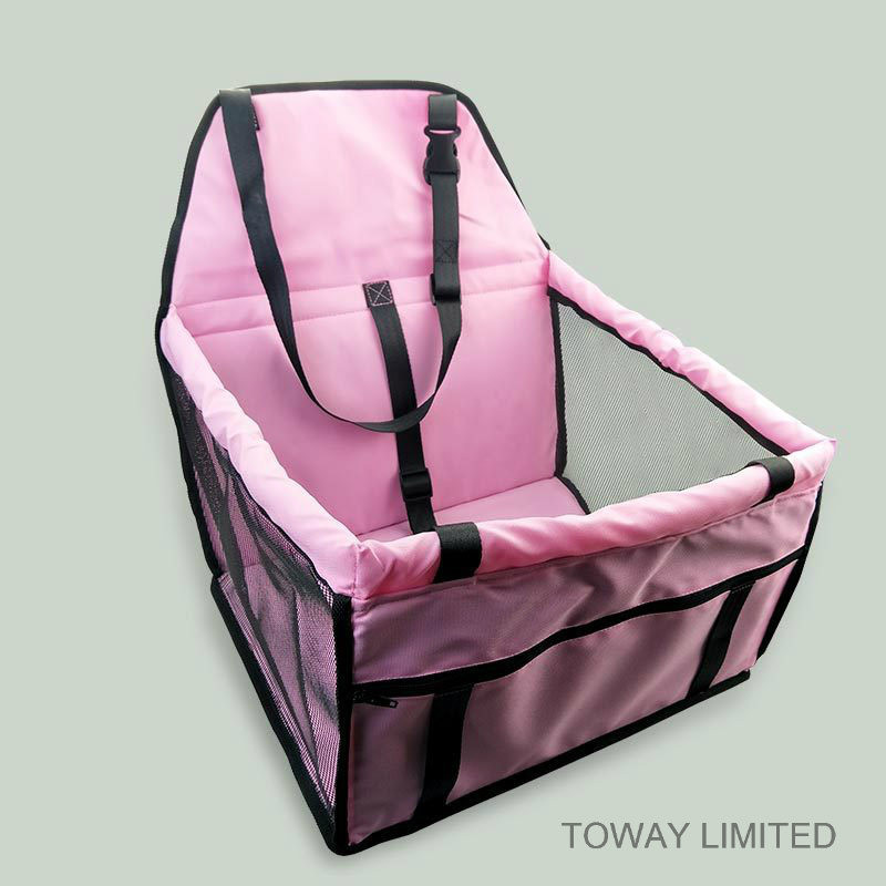 Waterproof Mesh Pet Car Belt Seat Cover Carrier Dog Bag