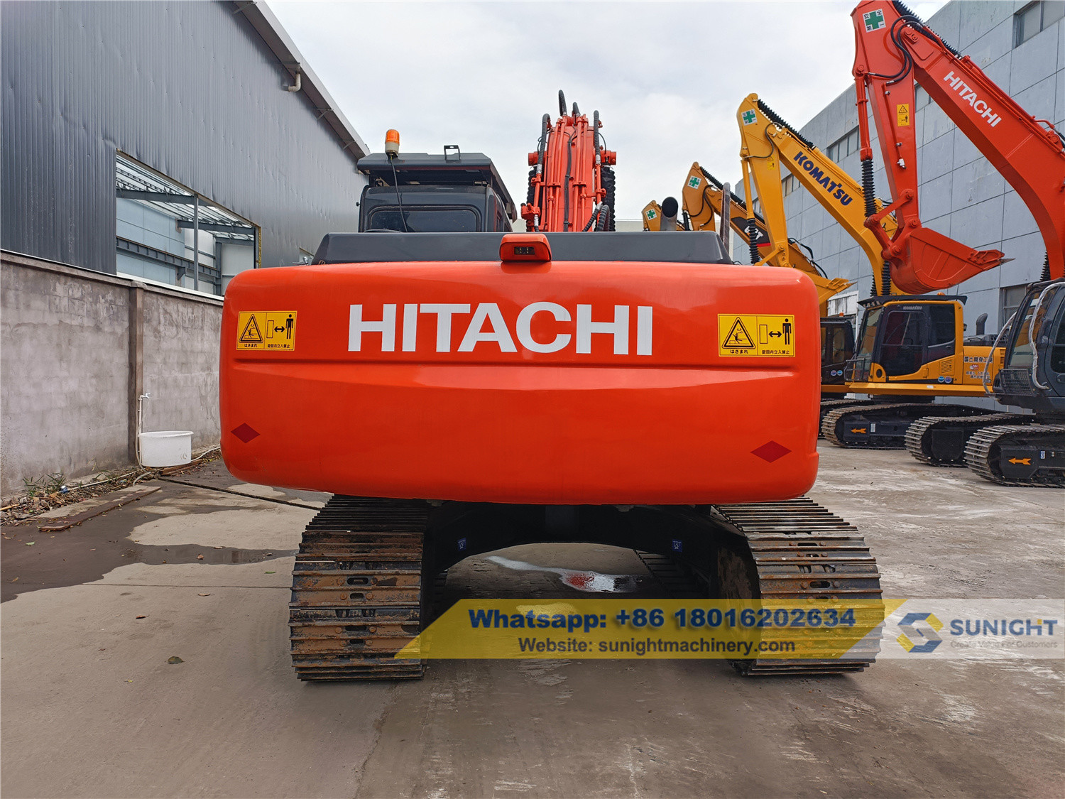 Hydraulic Transmission Used Hitachi Excavator With Original Paint And 1000 To 2300 Working Hours