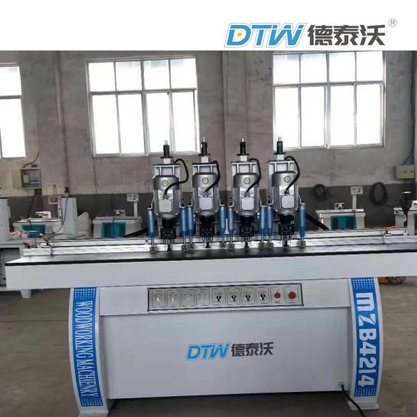 9KW Six Heads Wood Drilling Machine Cabinet Hinge Boring Machine