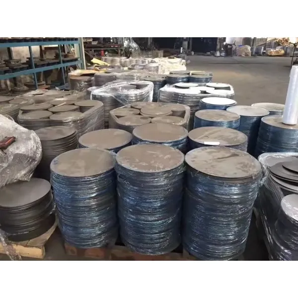 SUS410 stainless steel circles showing various diameters and surface finishes