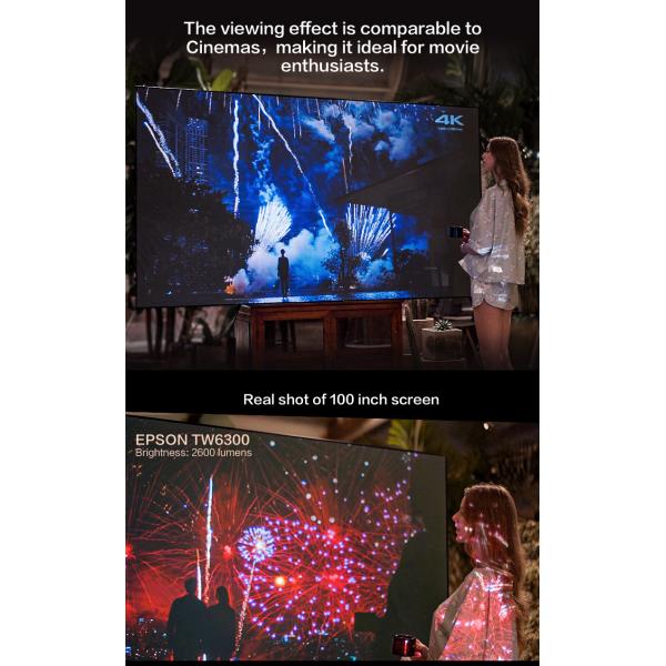 150 Inch Fixed Frame Screen Large Size ALR Screen For Long Throw Projector