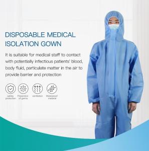 Quality EO Disposable Medical Gowns 4b Pp Pe Isolation Gown for sale