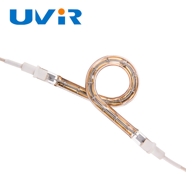 Ring Halogen Tube Heater Length 1500MM CE certificated With Gold Coating