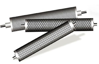 Pharmaceuticals Printing Anilox Rolls With Shinning Type , Embossing Roller