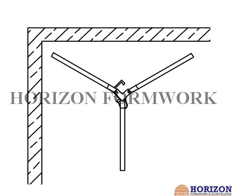 Zinc - Plated Steel Post Shores Steel Formwork For Concrete Slab