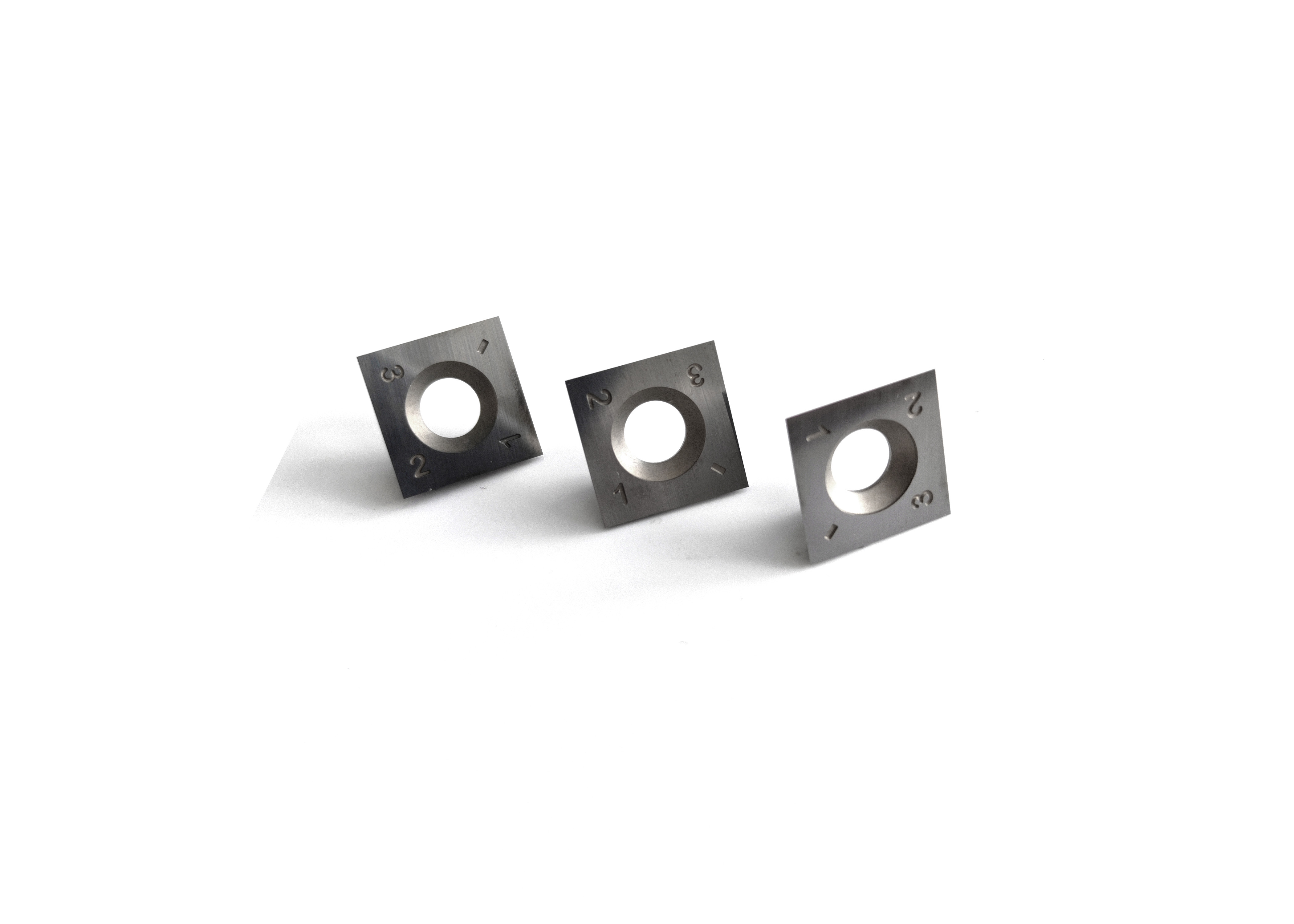 Tungsten Cemented Carbide Inserts , Carbide Cutter Inserts For Hardwood Machining