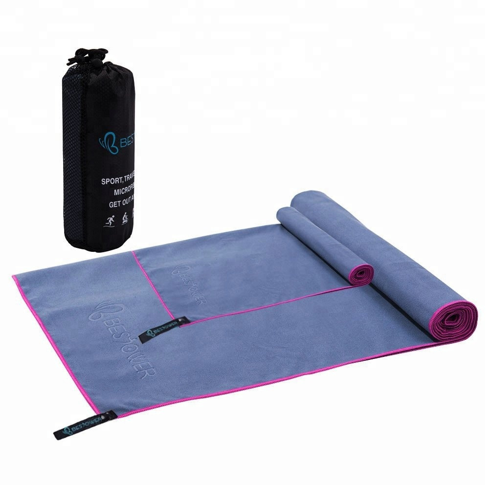 Hot Selling Sports Microfiber Gym Towel Design Printed With Custom Logo