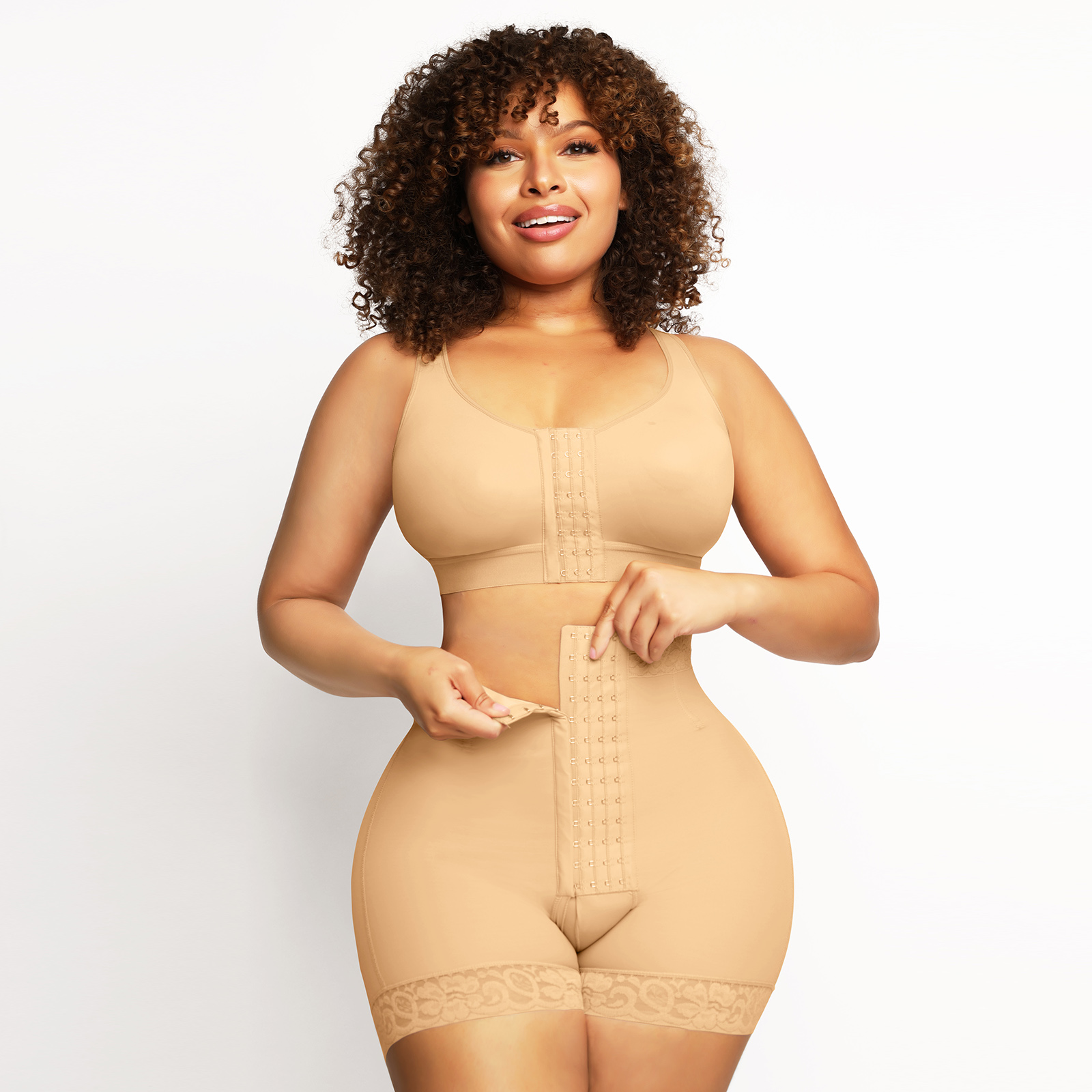 Women's High Waist Body Shaper BBL Shorts with Slimming Butt Lifter Quantity 2000PCS