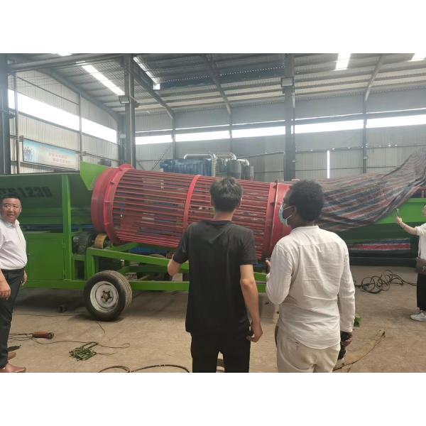 Easy to Operate 15-90 Square Meter Automatic Trommel Screen Drum Sieve Separator for Farms