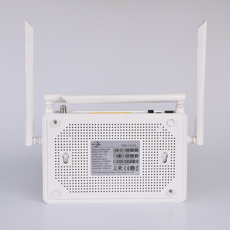 FTTH 2*2 MIMO 4GE CATV WIFI GEPON GPON Dual Band ONU