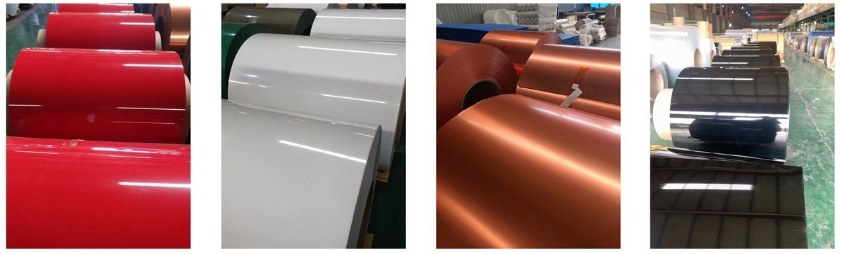 1100 PE Coating Color Gold Pre Painted Aluminium