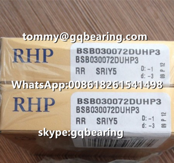 RHP BSB030072DUHP3 Super Precision Spindle Ball Bearing Angular Contact Ball Bearing