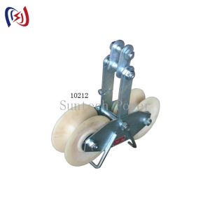Quality 25KN Conductor Stringing Blocks Nylon Sheave Universal Stringing Block for sale