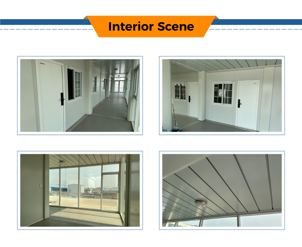 Quick Installation Galvanized Steel Structure Prefab Self Assemble Luxury Villa House for Two Story Flat Pack Container