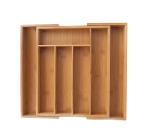 Customized Adjustable Bamboo Storage Drawer Divider Organizer