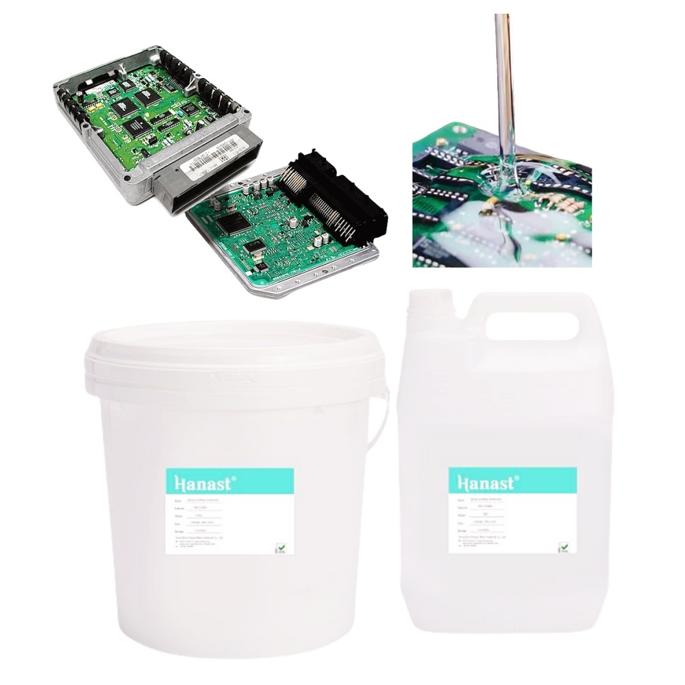 Industrial 2:1 Epoxy Potting Compound Raw Silicone Rubber ODM