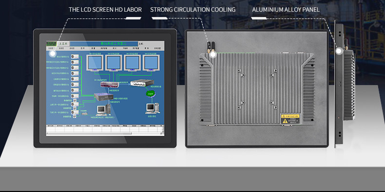 10 Inch Fanless Industrial Control Machine With Aluminum Alloy Heat Dissipation