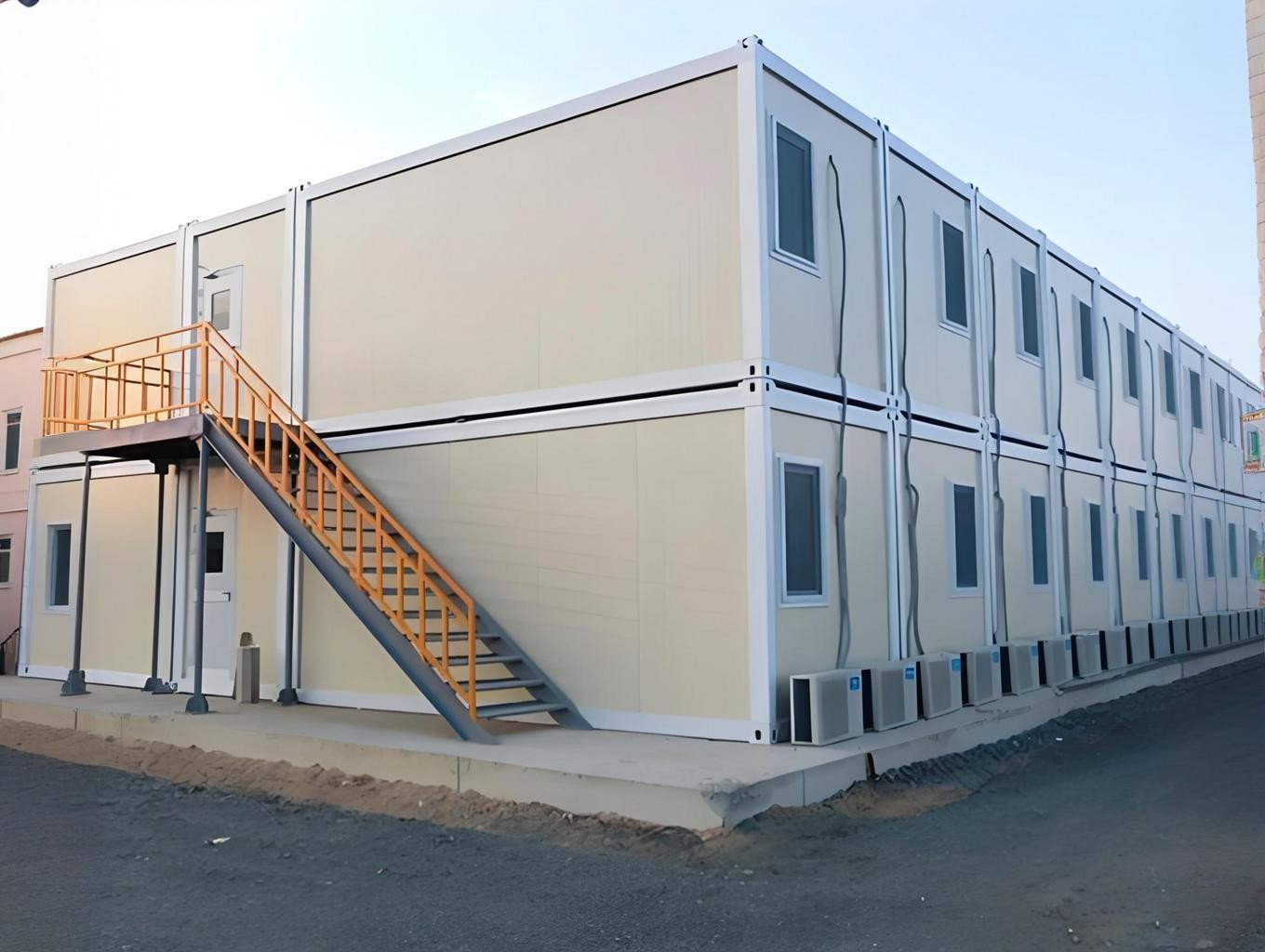 Steel Structure Prefabricated Container House Homestay/vacation homes/restaurants/temporary commercial shops/cafes/medical rescue stations/material