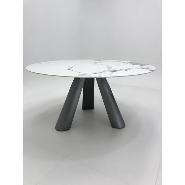 Luxury Modern Dining Table Set 6 Seater Ceramic Marble Top Dining Chair for Living Room Restaurant Furniture