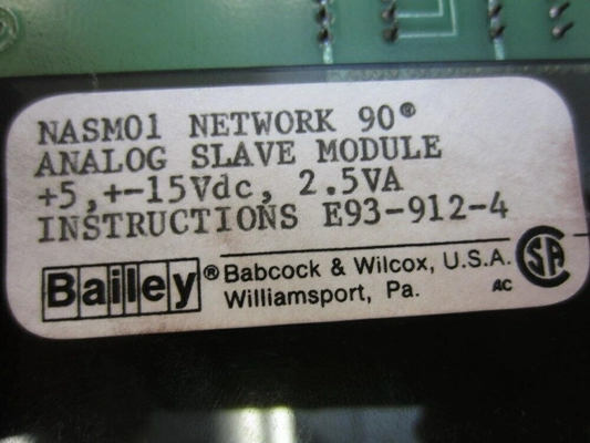 ABB NASM01 Input Module Analog Slave Module Hi Level Module Net 90