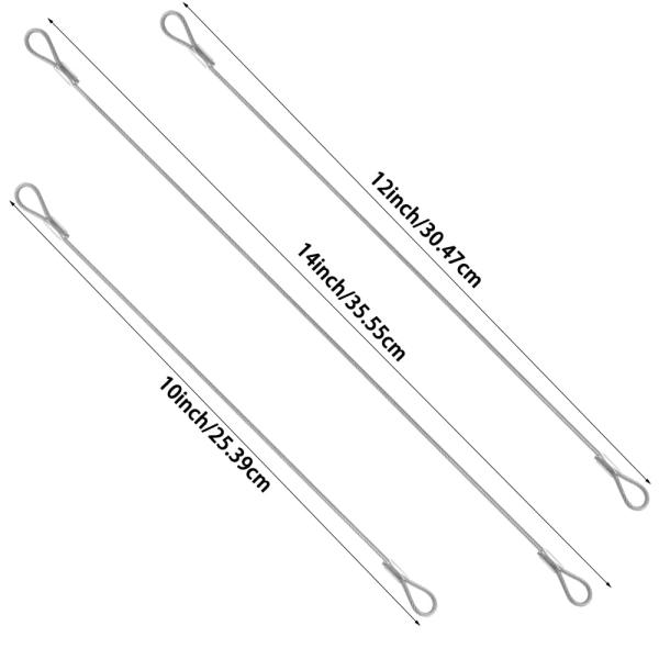 Stainless Steel Wire Rope Sling with Eye Loops AISI304/316