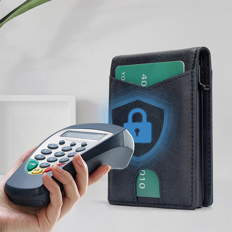 Aluminum Custom Logo Credit Card Holder for Men's Minimalist Business Style and Gifts