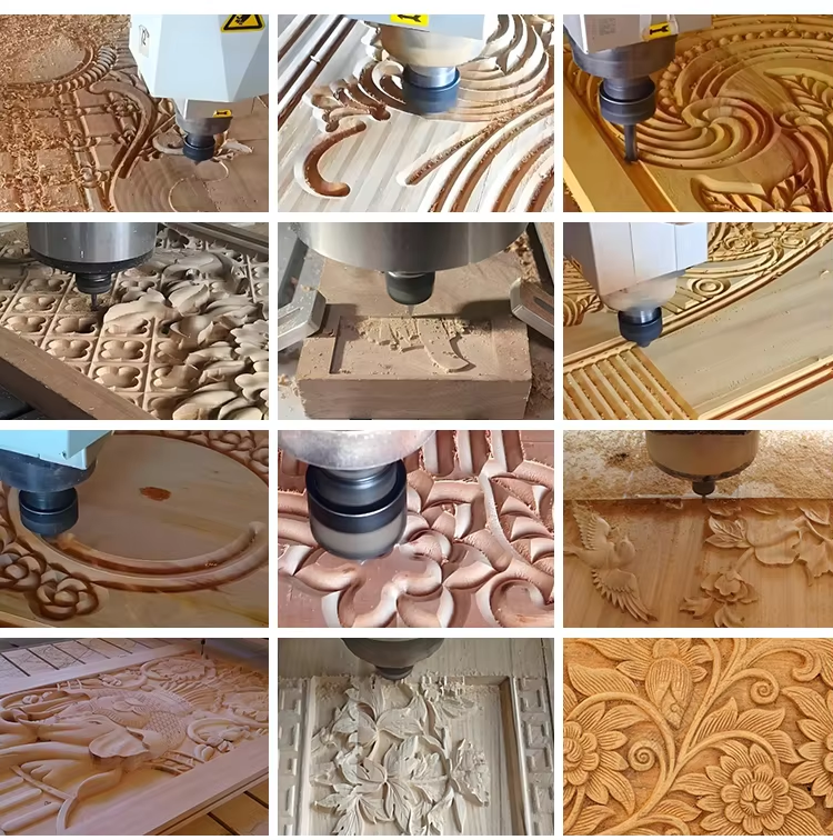 Furniture Carving CNC Router Machine 50Hz Solid Wood Working CNC Machine