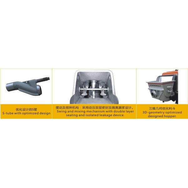 Portable Performance Concrete Pumping Double Controller Auto - Pumping Technology