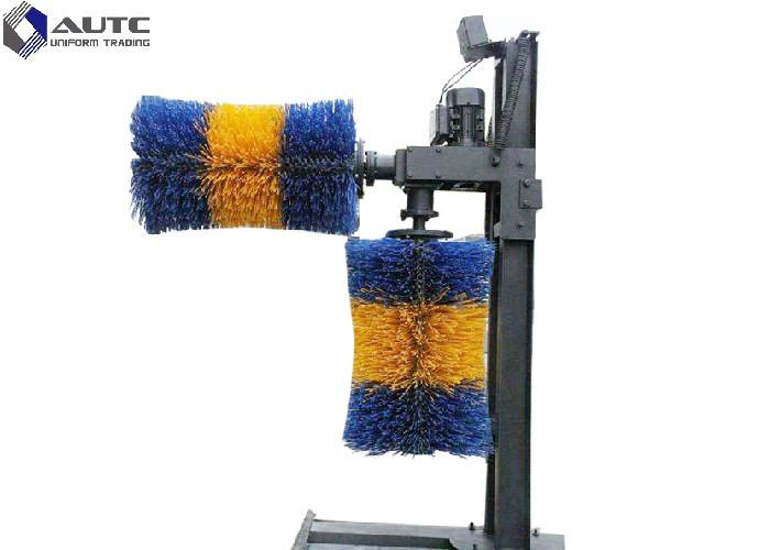 Quality Hard Plastic Cattle Scratching Brush Double Electric Auto Rotating Dairy for sale