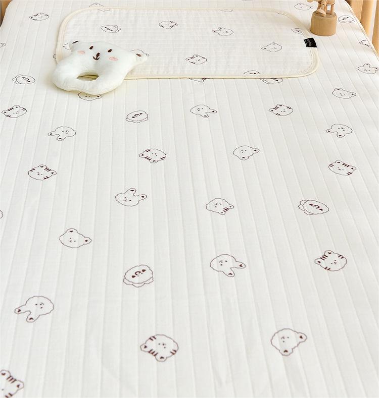 Soft and Breathable Baby Blanket Quilt Made of 100% Cotton Fiber for Newborn Swaddle