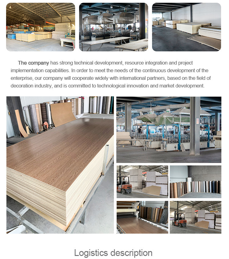 Interior Customized Waterproof Wood Grain Bamboo Charcoal Wood Veneer Wall Panels