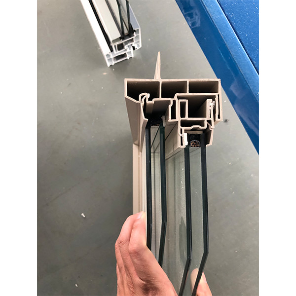 OEM UPVC Sash Window Single Hung Double Glazed For House
