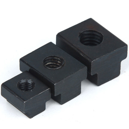 Black Zinc 45 Steel T-Slot Nuts For T-Slots Slide-in Square Sliding Hammer T Nut Imperial Measurement