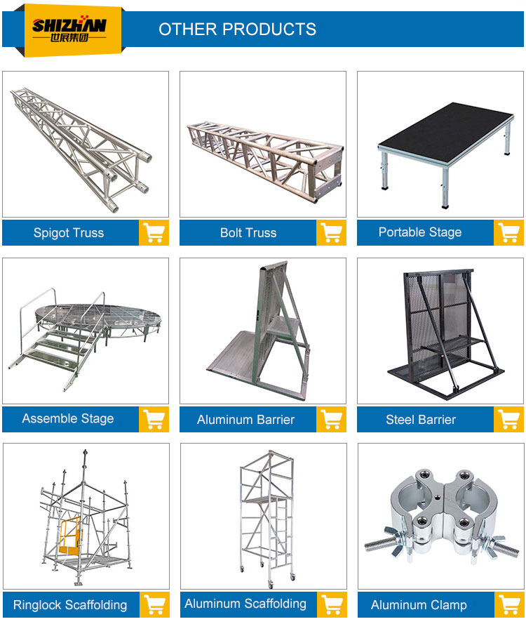 Music Stage Platform Adjustable Legs Outdoor Aluminum Stage Frame