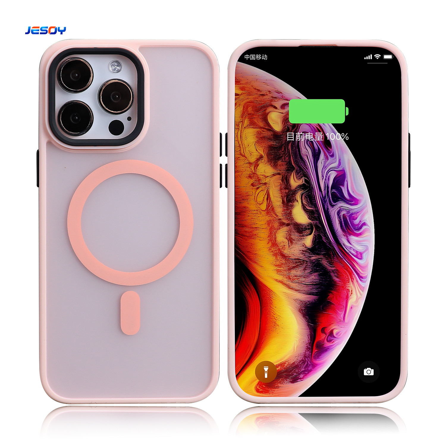 Quality Shockproof Magsafe Phone Case Translucent Back Anti Fingerprint for sale