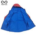 Protective Red Blue Mens Light Padded Jacket Strong Polyester Lining