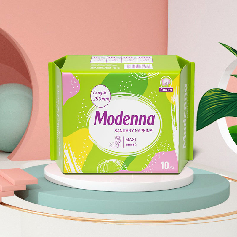 Disposable Female Care Cotton Anion Sanitary Pad Napkin For Women