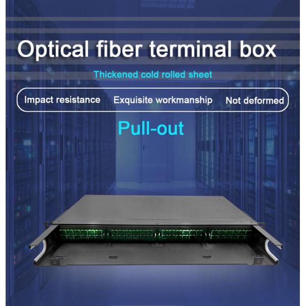 48cores OM4 1U 19" MPO ODF Rack Fiber Patch Panel SC APC