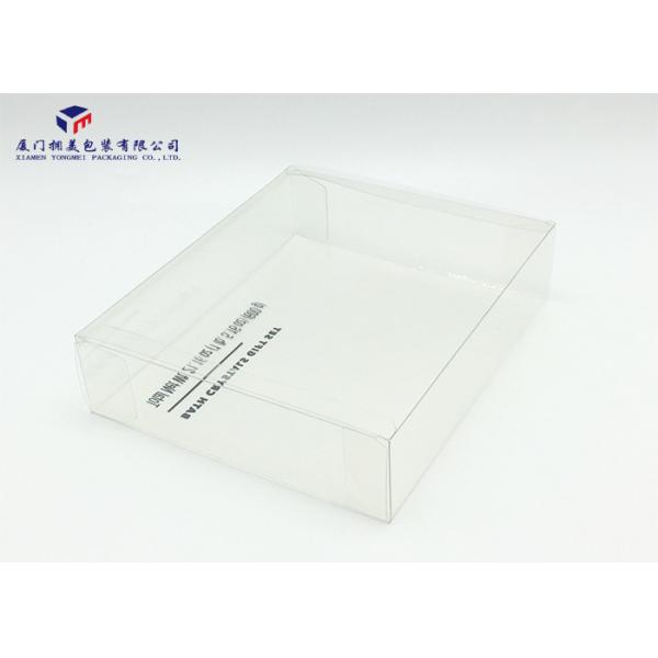 0.3mm Transparent Plastic Packaging Rectangle Two Ends Open 21.5X5.5X17.6cm