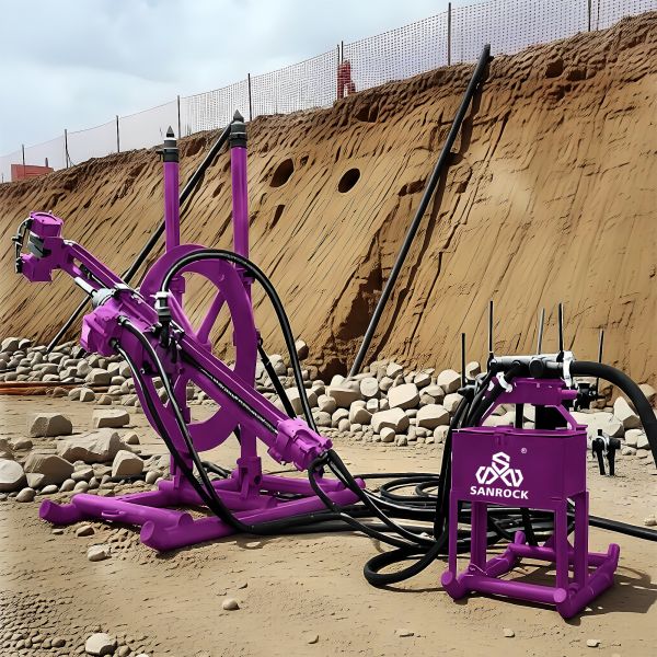 Horizontal Directional Drilling Equipment Slope Protection Operations Hydraulic DTH Drilling Rig