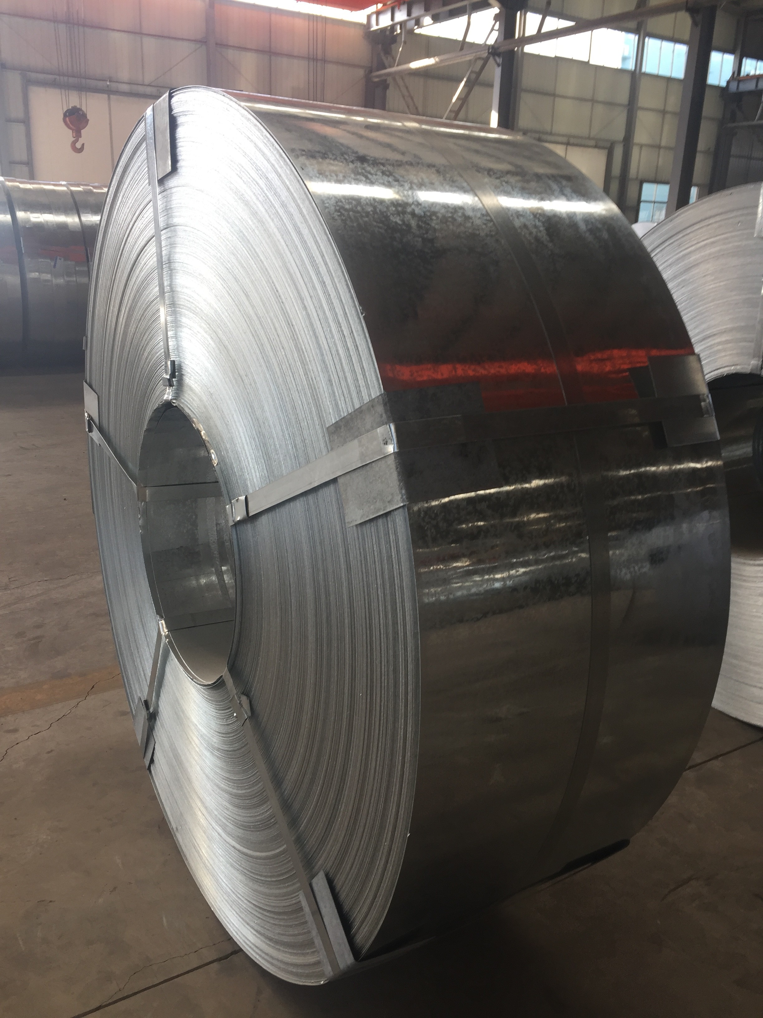 Premium Galvanized Steel Strip 40 - 275G/M2 Zinc Coating Soft Or Hard Quality