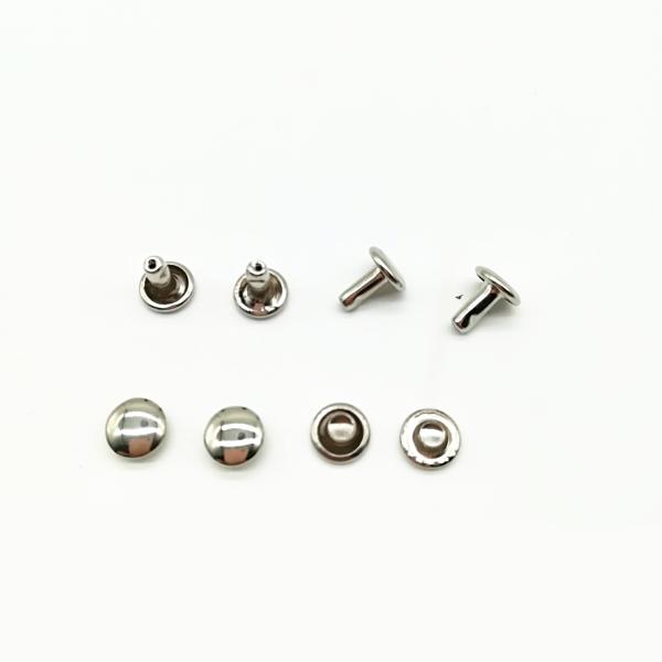 Round Hardware Rivet Silver / Gold Metal Fasteners Hardware Stationery