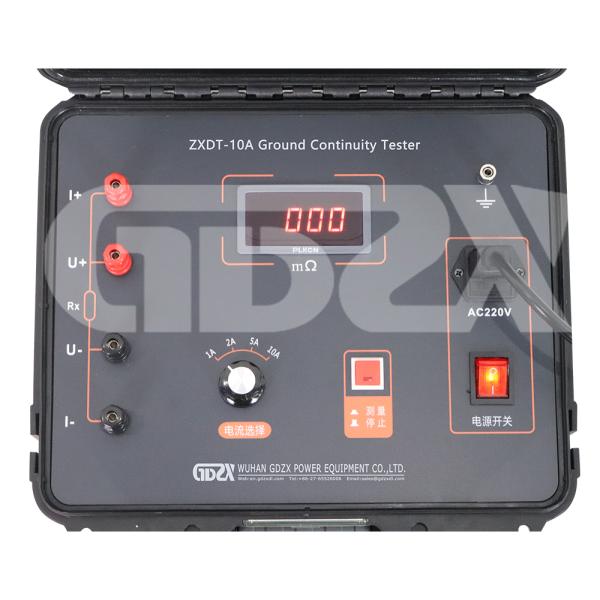 ZXDT-10A AC220V Earth Continuity Tester With Output current delay function