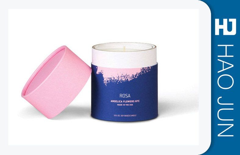 Popular Relax Candle Cardboard Candle Boxes With Lids And OPP Bags For Each Tubes