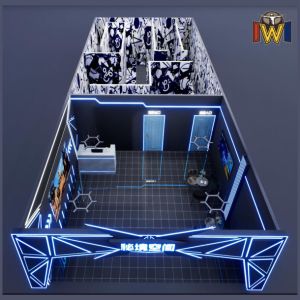 Facial Scanning Space Arcade VR Space Simulator Game Machine