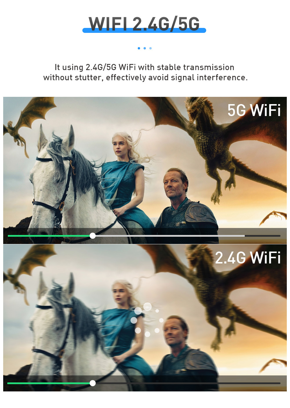 Flyin P15 1080P Full HD DLP Projector Portable WIFI Android 9 IOS Home Theater 4K Auto 3D Stereo Built-in 4-hour Battery Manual focus