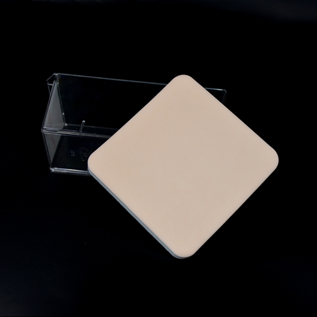 Medical Disposable Sterile Wound Care Silicone Foam Dressing Without Border