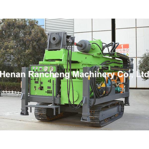 800m - 1400m Depth Hydraulic Core Drilling Rig Machine 118KW Engine 6 Cylinders