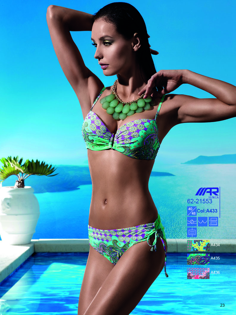 Women's Swimming Suit Sexy Bikini Swimsuit Women Print Fashion Push-Up Padded Bra Beach Bikini Set Swimsuit Swimwear