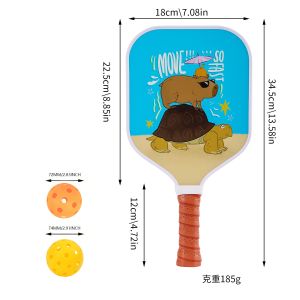 Quality Children'S Pickleball Racket Fiberglass Parent-Child Pickleball For Beginner for Children Toy gift for sale